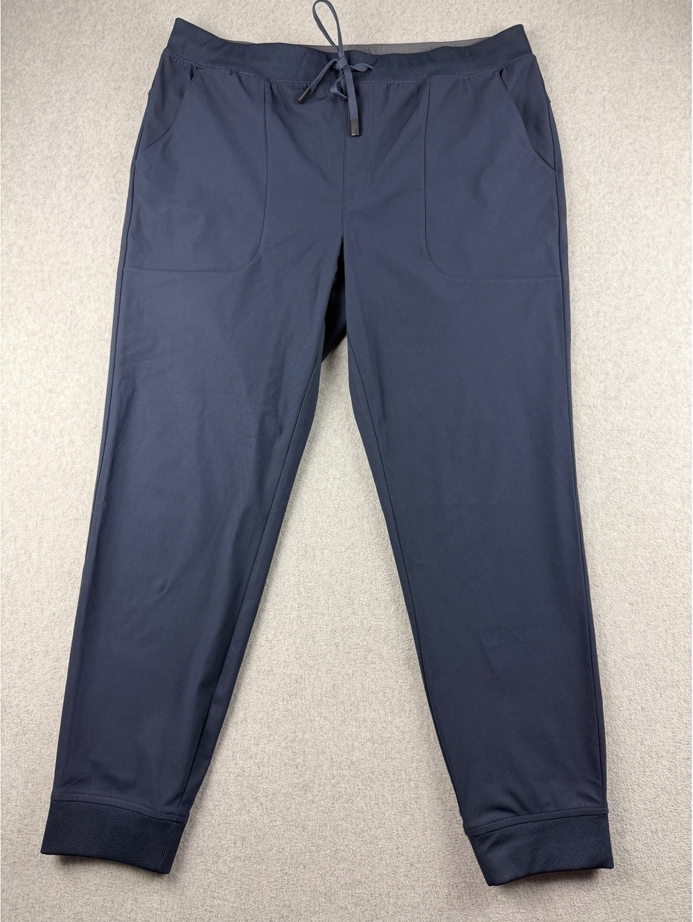 VRST Mens XL Performance Jogger Pants Navy Blue Stretch Athletic